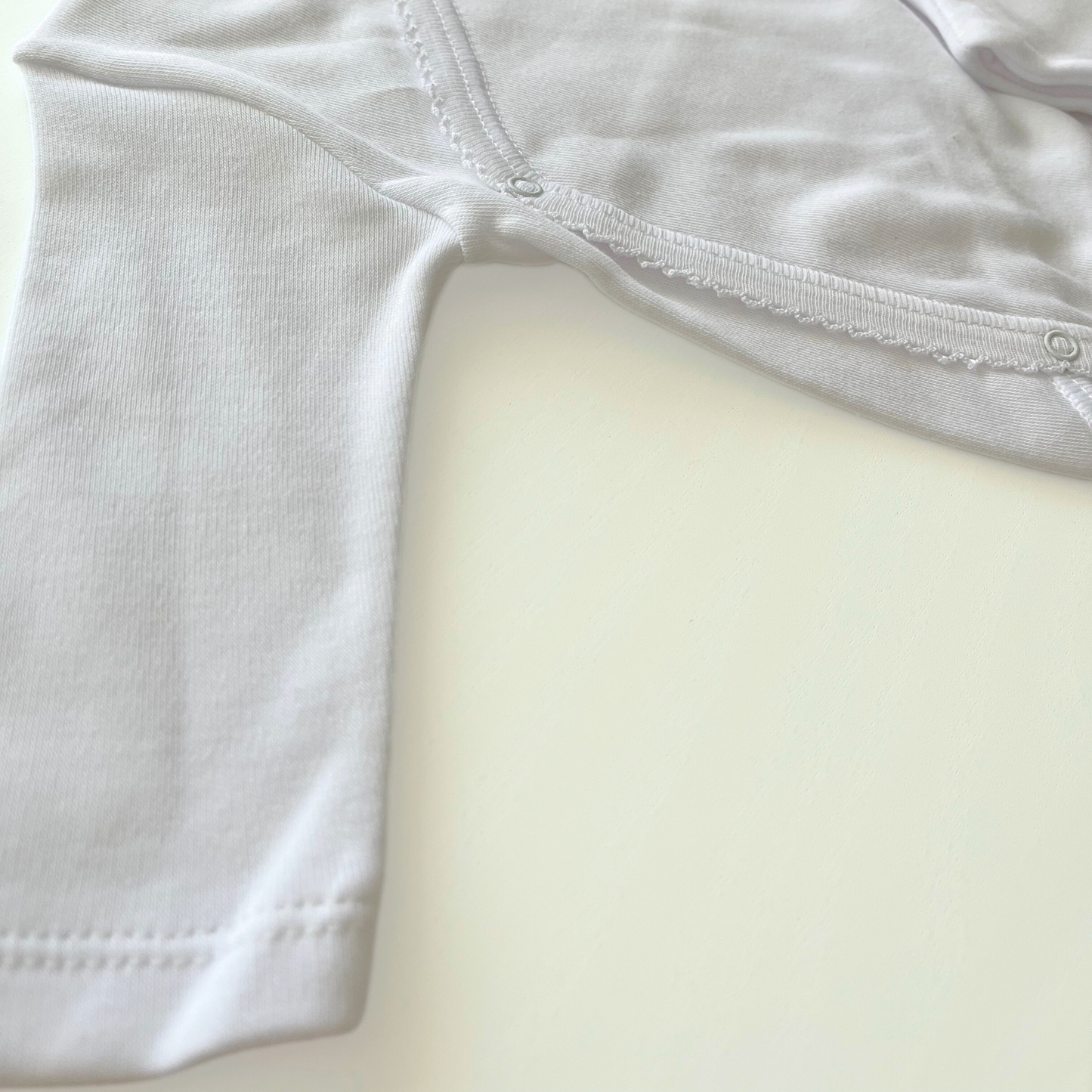 Conjunto de algodón de body cruzado y polaina