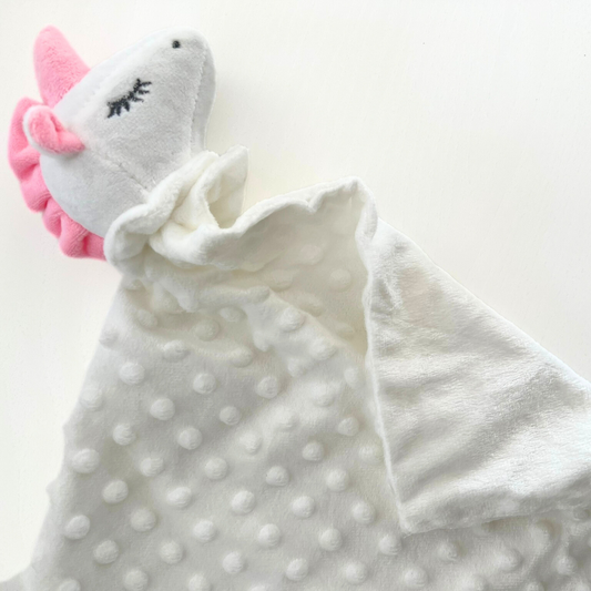 Dou-dou unicornio blanco y rosa